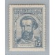 ARGENTINA 1942 GJ 872 EL RARO FILIGRANA RAYOS ONDULADOS NUEVA MINT !!! HERMOSA CALIDAD DE LUJO U$ 50